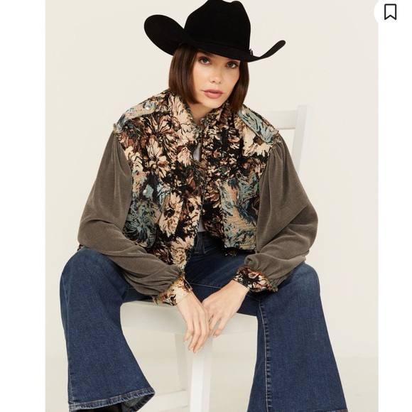 POL Jackets & Blazers - New POL Women's Floral Long Sleeve Shacket Sz small